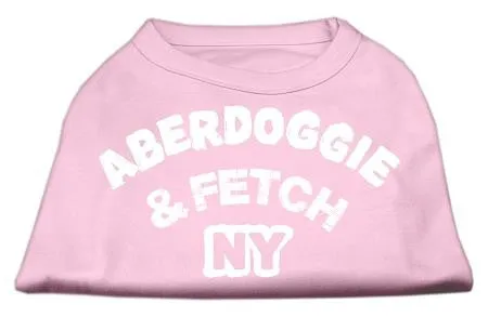 Aberdoggie NY Screenprint Shirts Light Pink Lg (14)