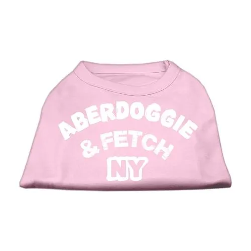 Aberdoggie NY Screenprint Shirts Light Pink Lg (14)