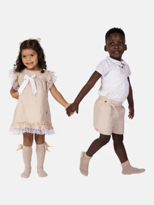 Baby Girl/Boy Rina & Diego Collection Beige Spanish Bundle