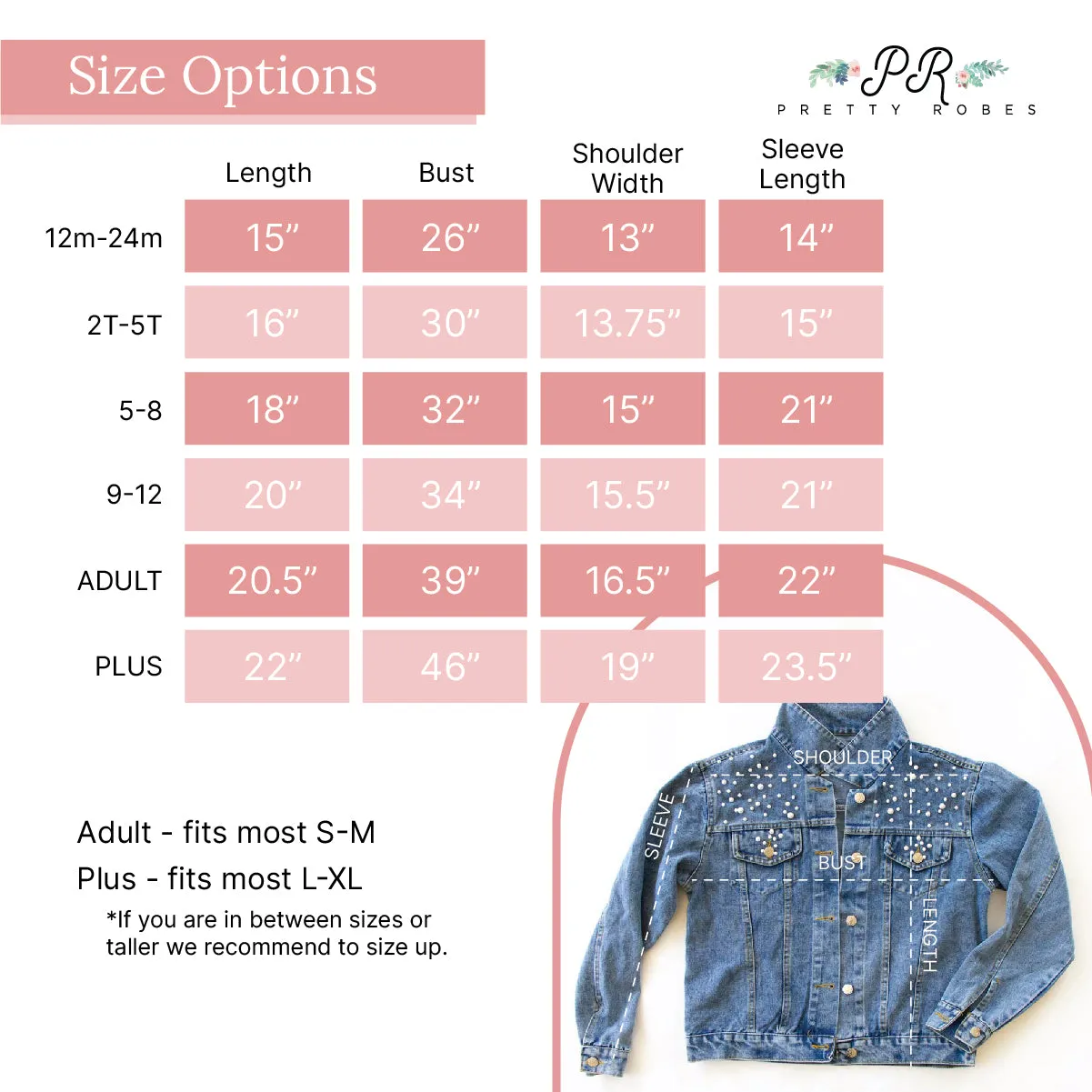 (Blue Pearl) Mama's Blessing Kid's Denim Jacket