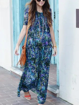 Bohemian Vintage Elegant Floral Dress