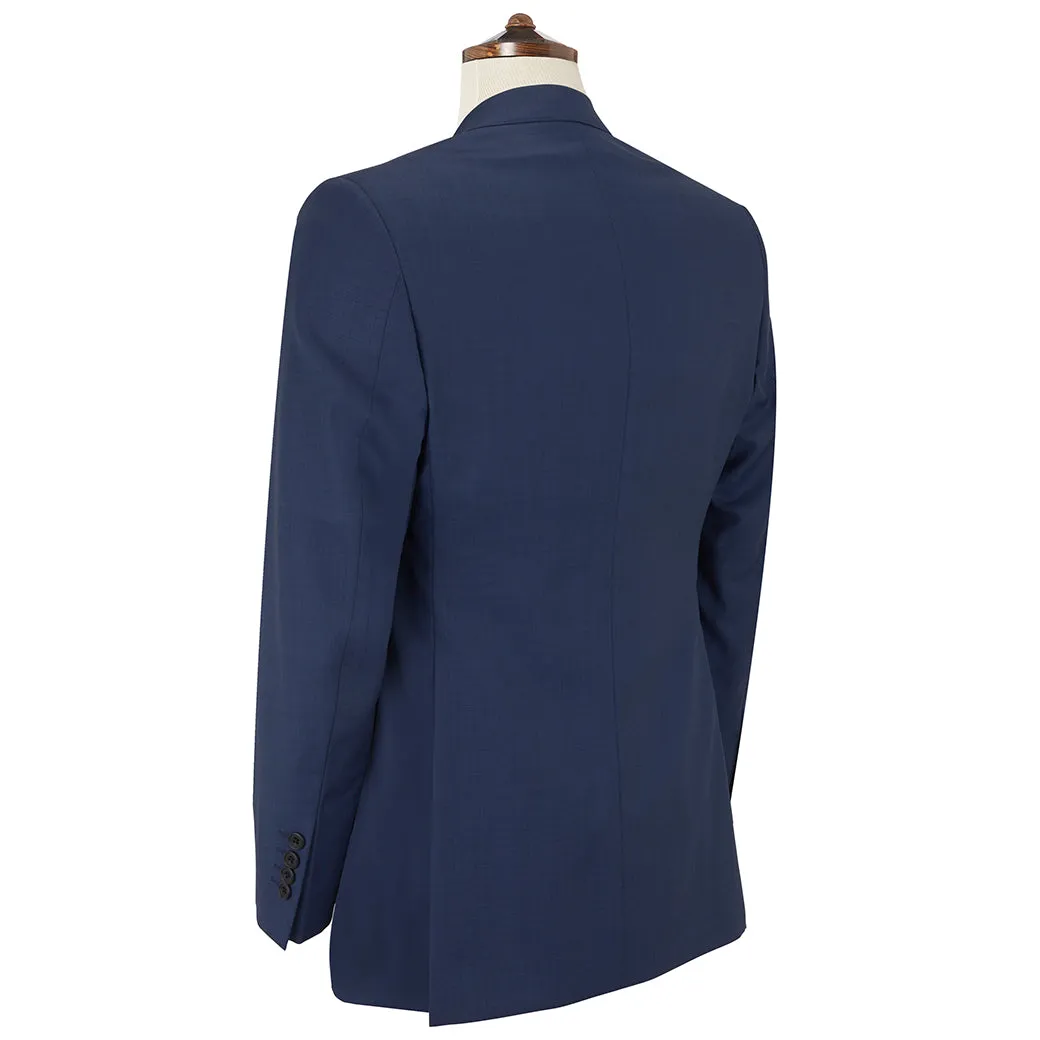 Burlington Light Navy Sharkskin Suit