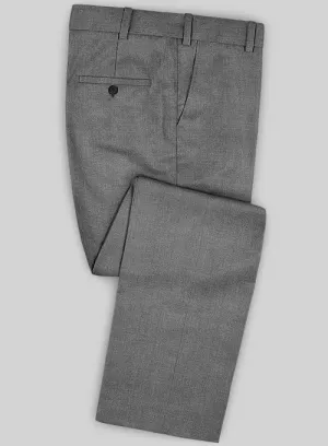 Caccioppoli Sun Dream Fenti Gray Wool Silk Pants