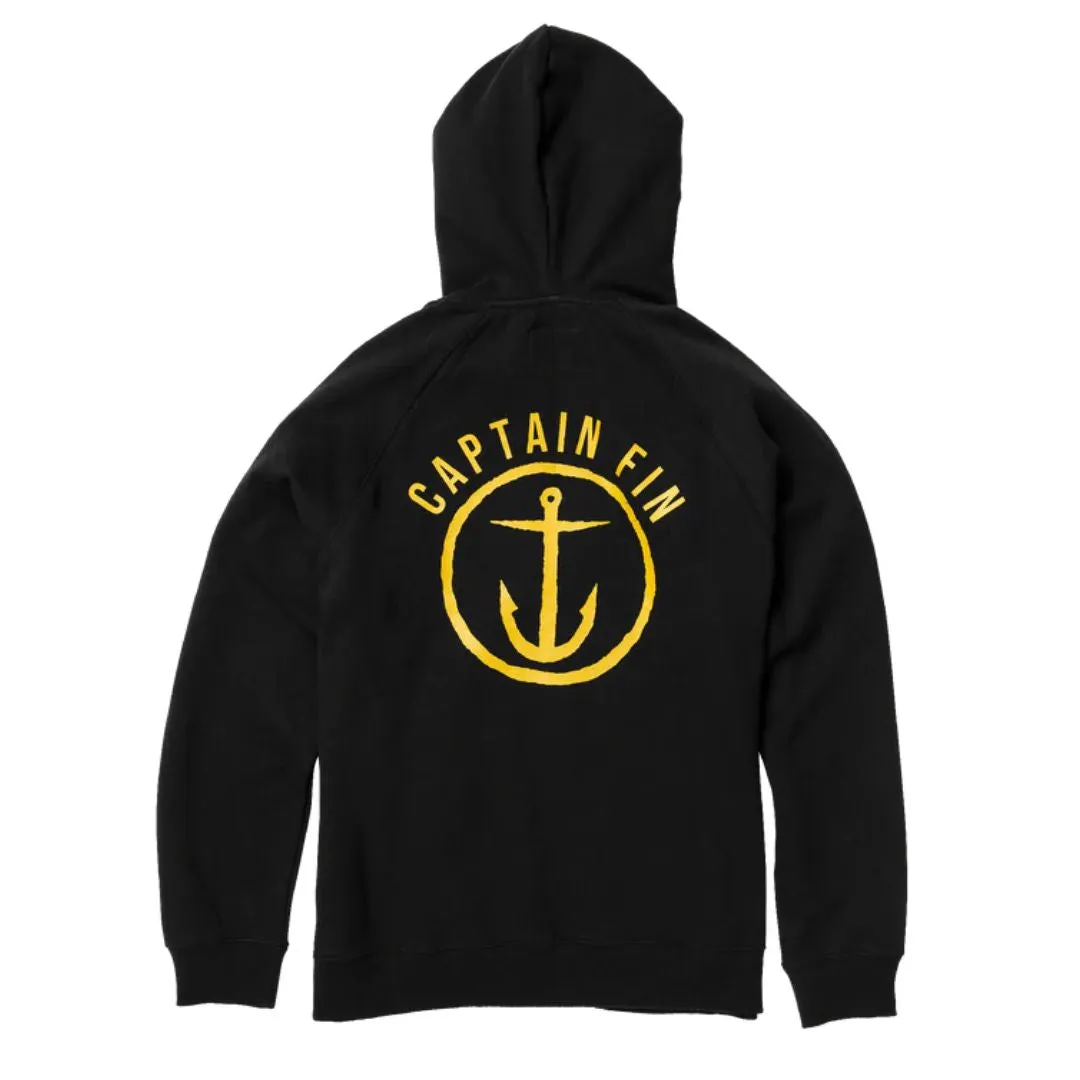 Captain Fin Co. Shweaty Anchor Hoodie - Black