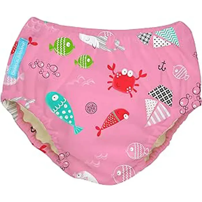 Charlie Banana 2in1 Swim Diaper & Training Pants Florida Pink Xl