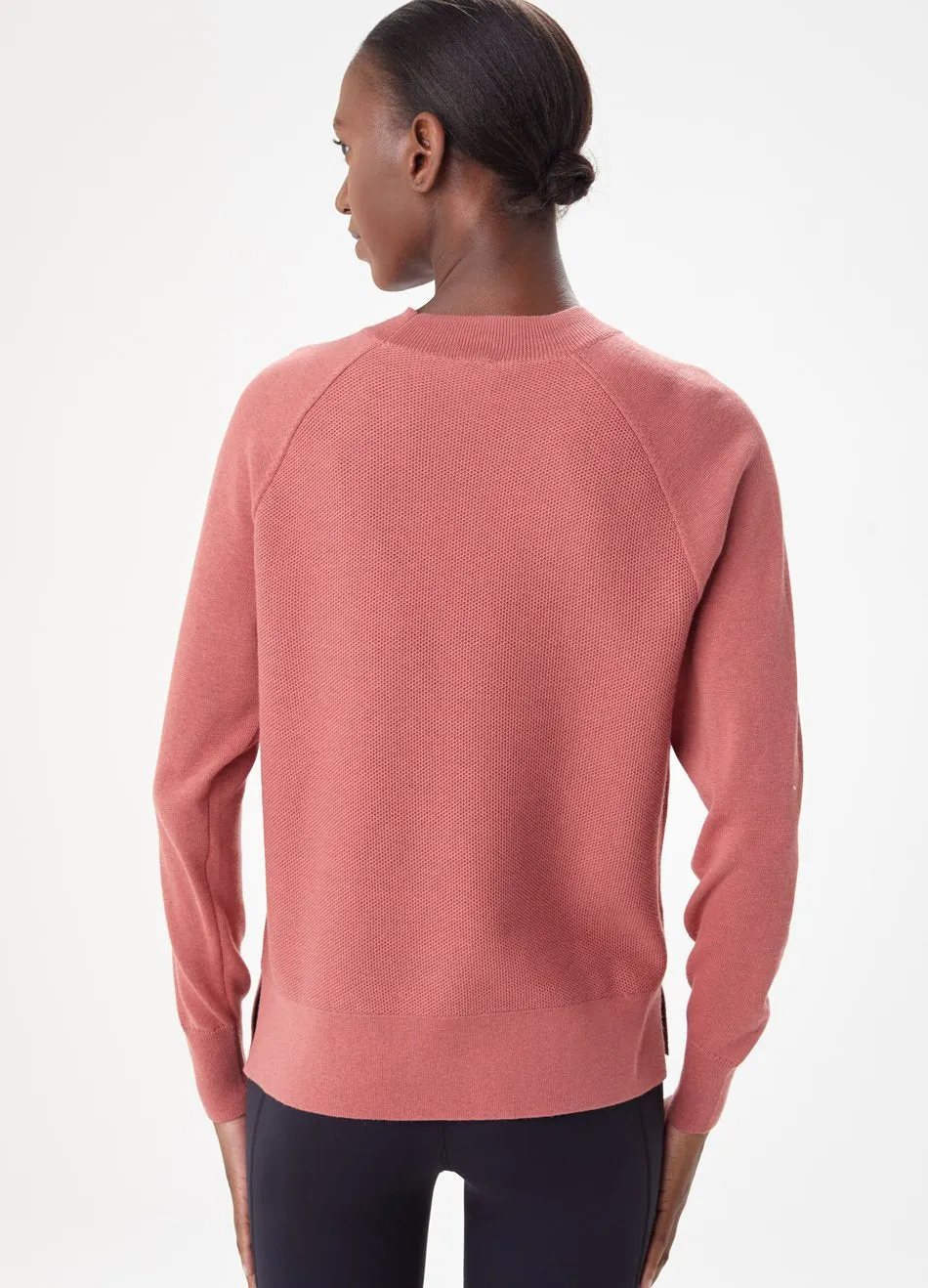 COZY MOCK NECK SWEATER