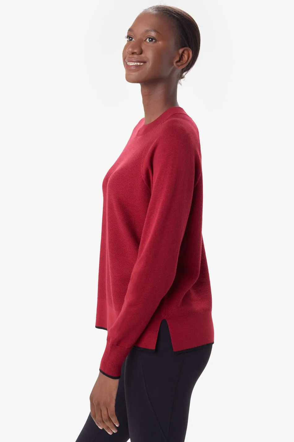 COZY MOCK NECK SWEATER