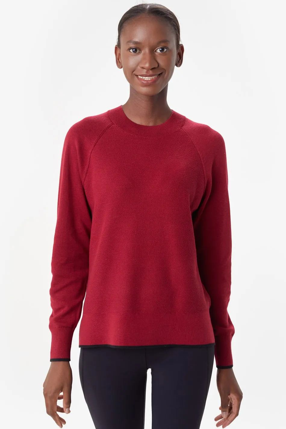 COZY MOCK NECK SWEATER