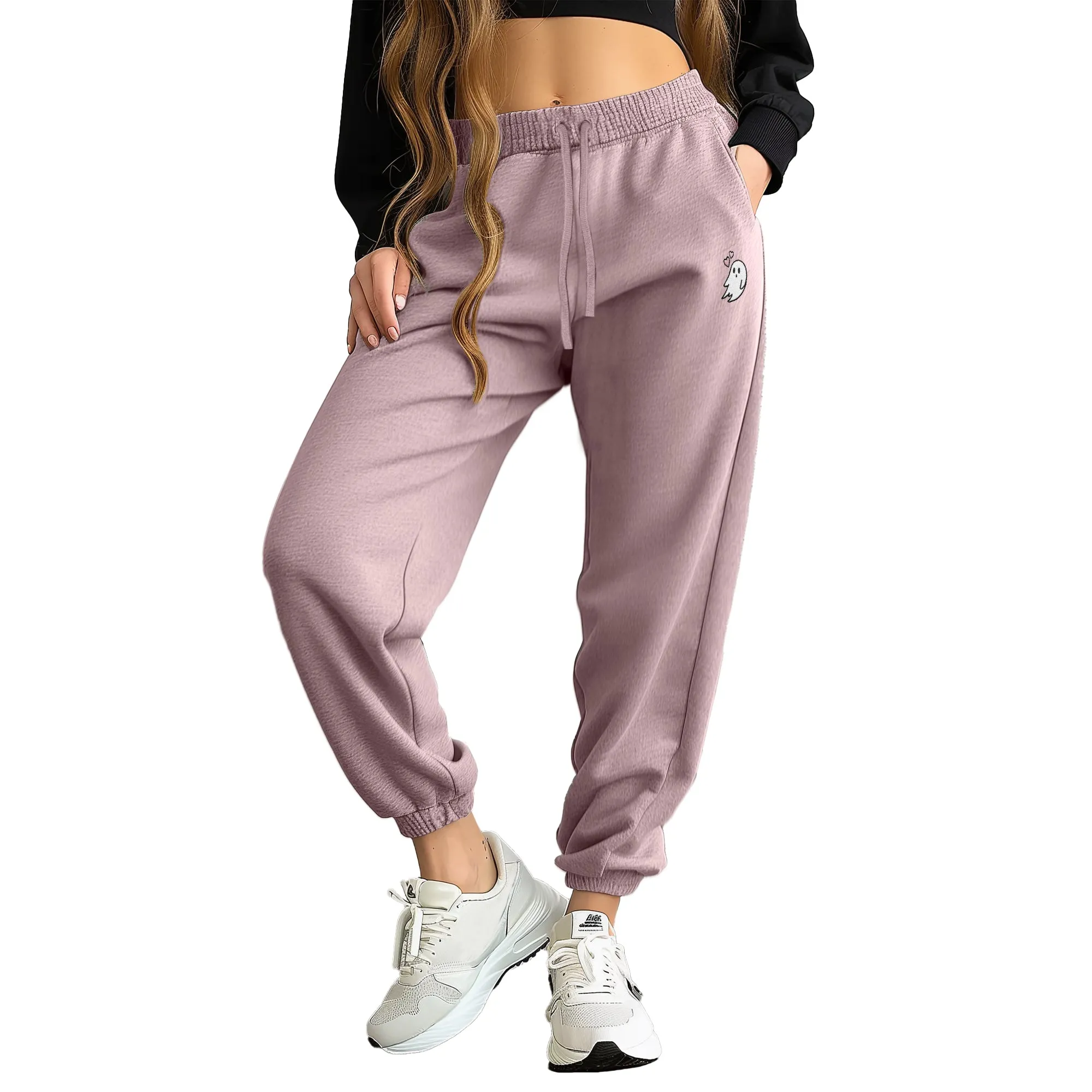 Dalix Heartly Ghost Fleece Sweatpant