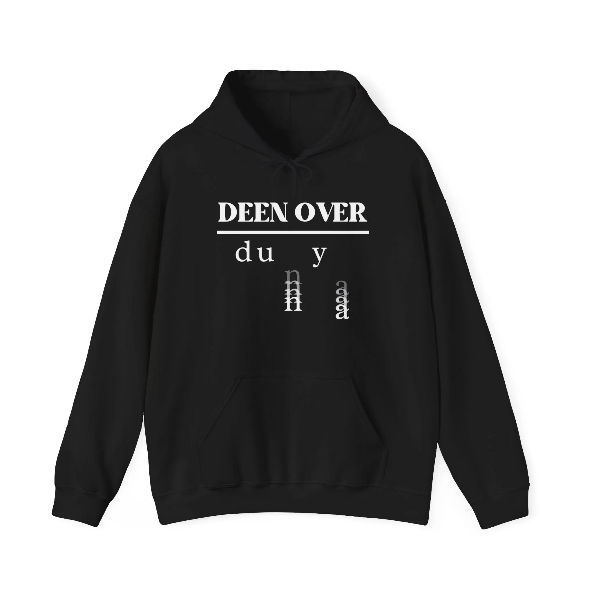 Deen over Dunya Unisex Heavy Blend Hooded Sweatshirt Black