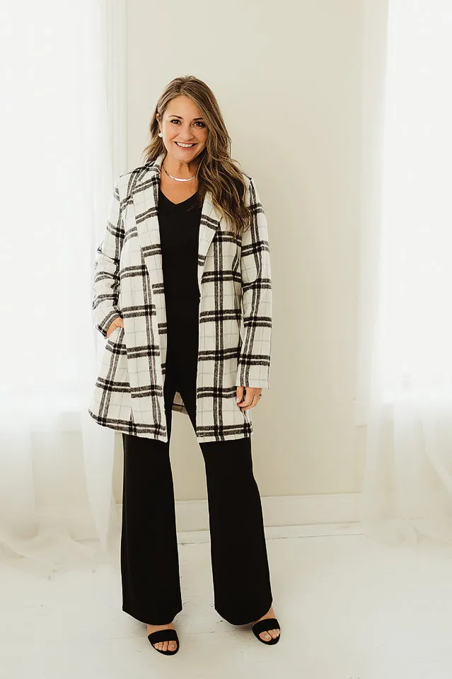 Double Grid Blazer