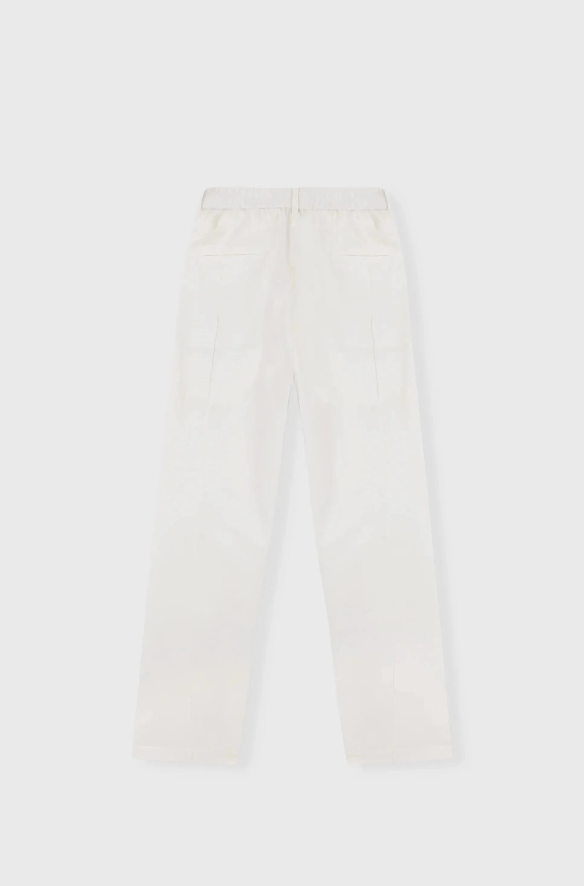 Draped Tailoring Pants, White