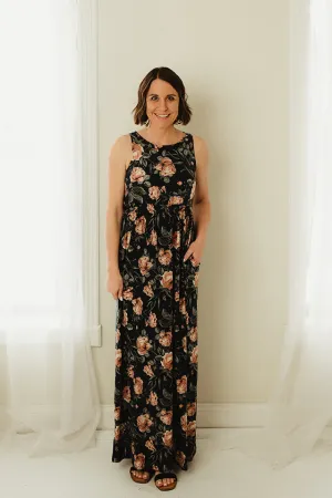 Elegant Floral Maxi Dress