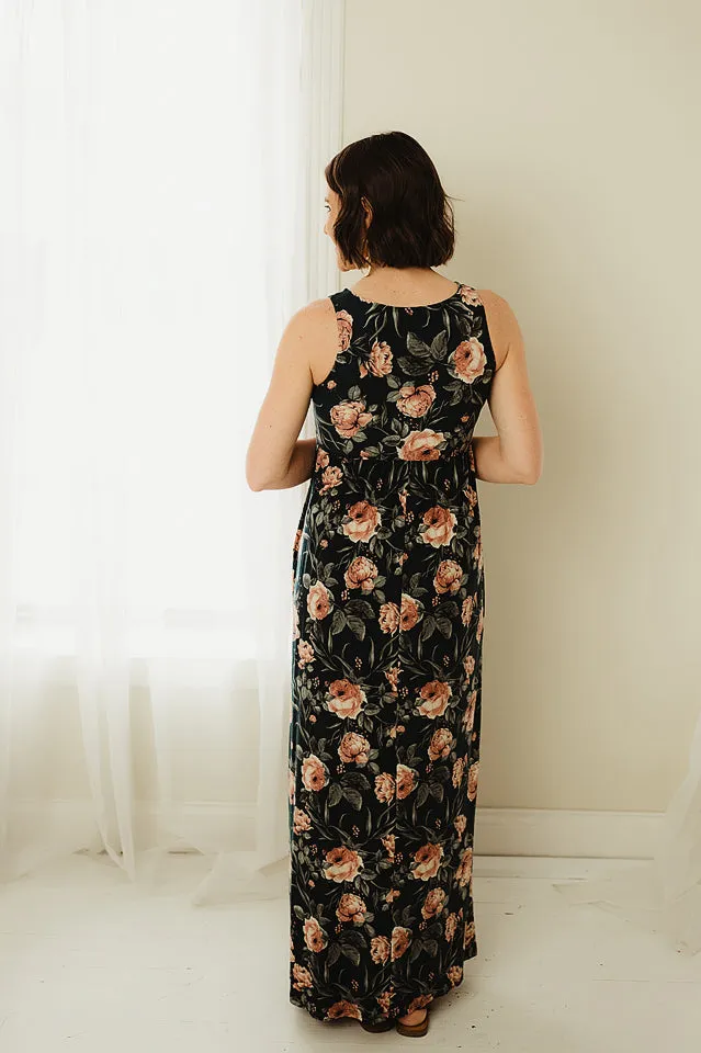 Elegant Floral Maxi Dress