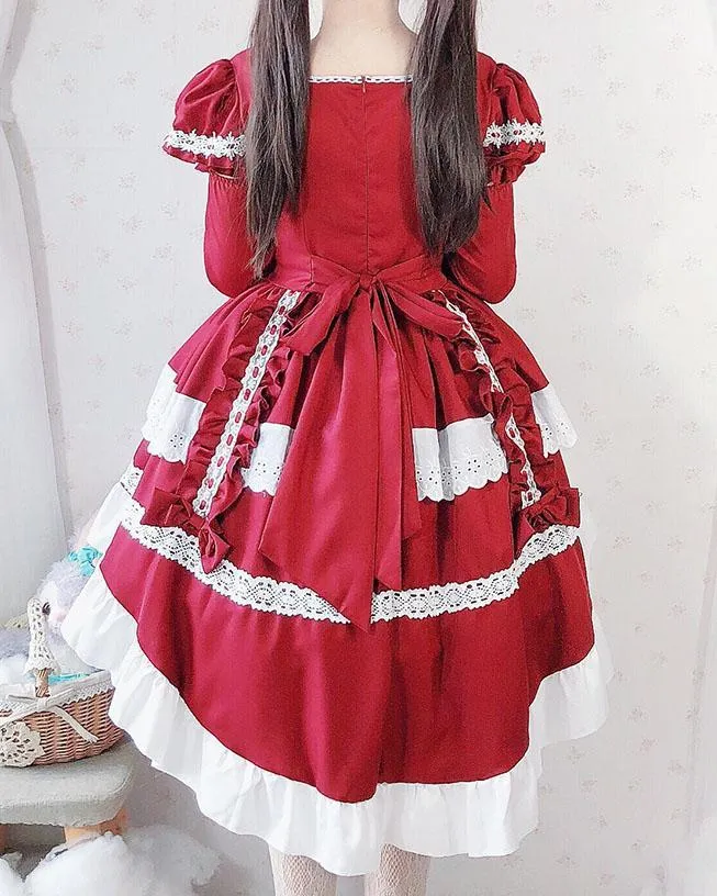 Elegant Servant Maid Lolita Dress