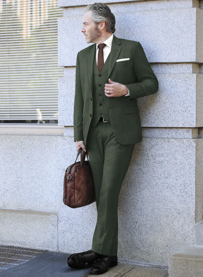 Fresco Green Wool Suit