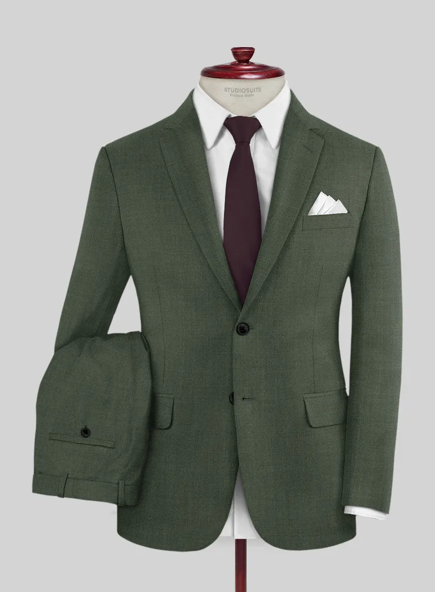 Fresco Green Wool Suit