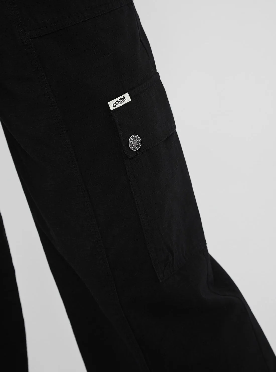 Guess Originals Black Utility Cargo Pants