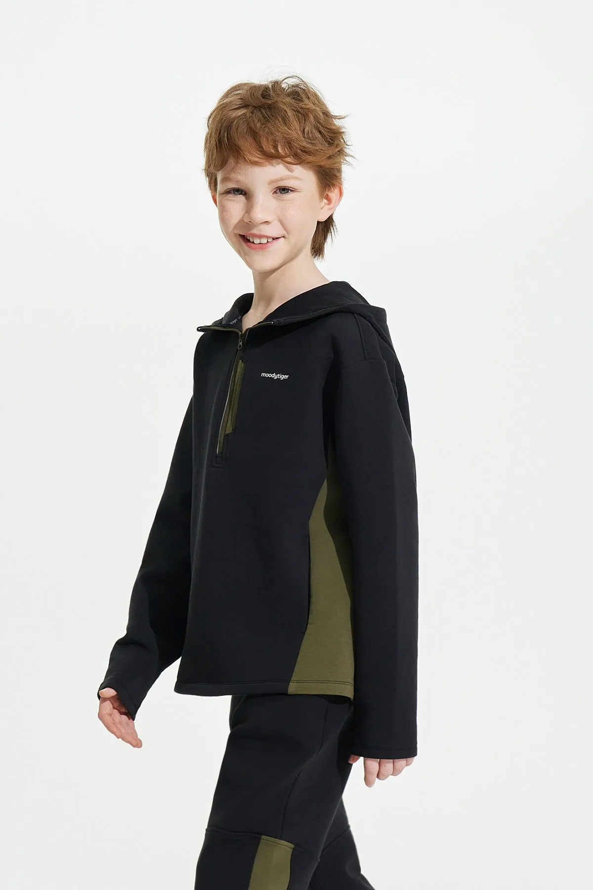 Half-zip Neoprene Anorak Jacket