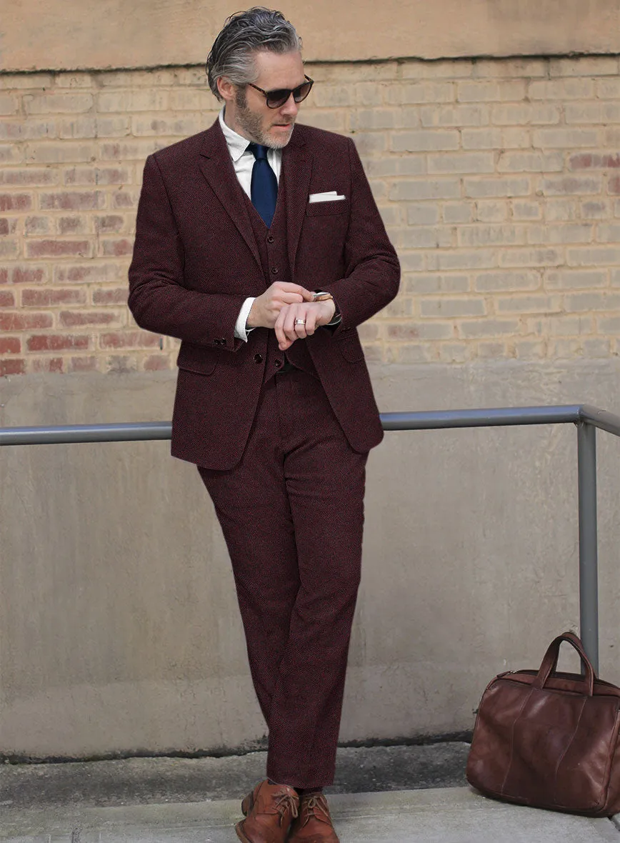 Highlander Sangria Tweed Suit