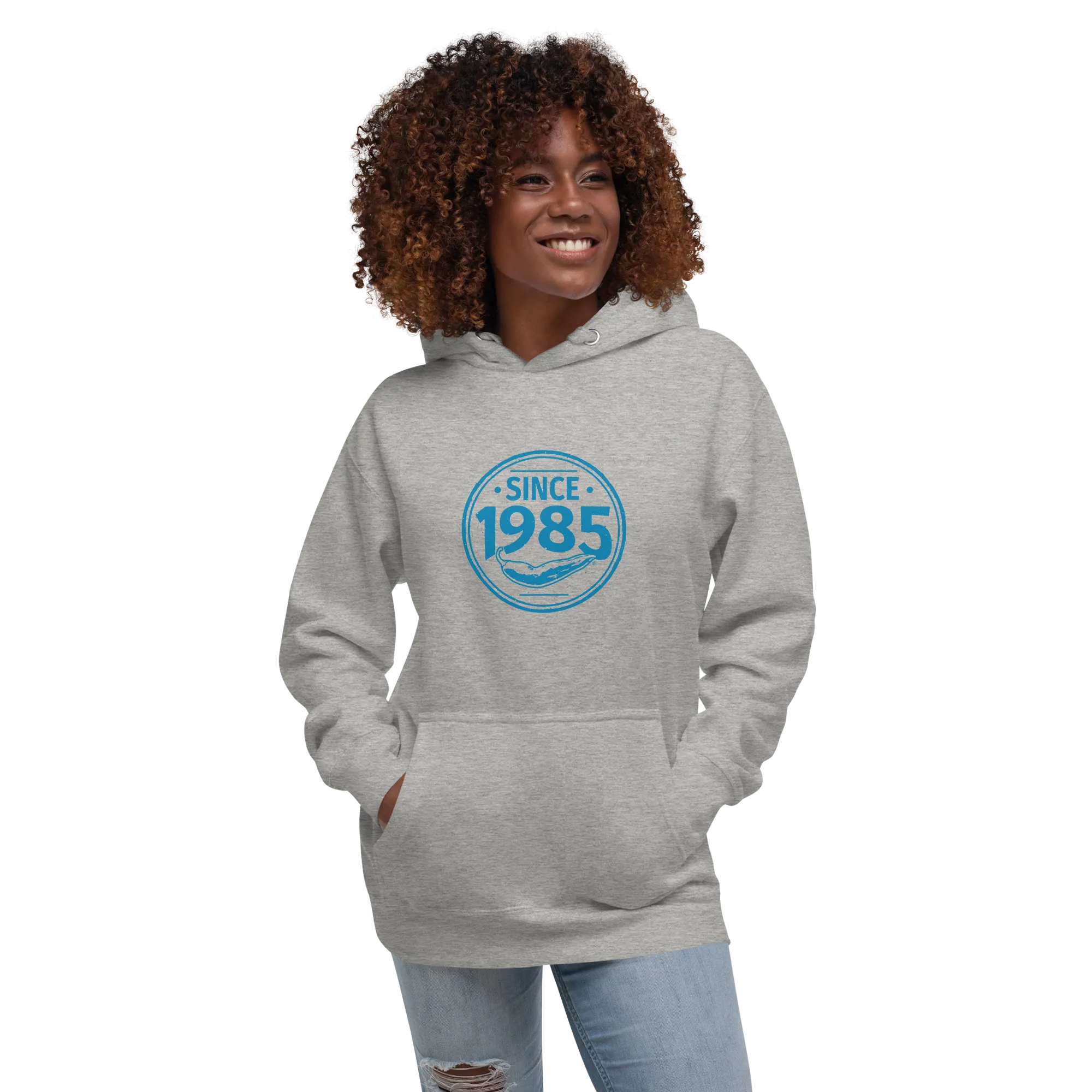 Hot Chillys 1985 Circle Logo Unisex Hoodie