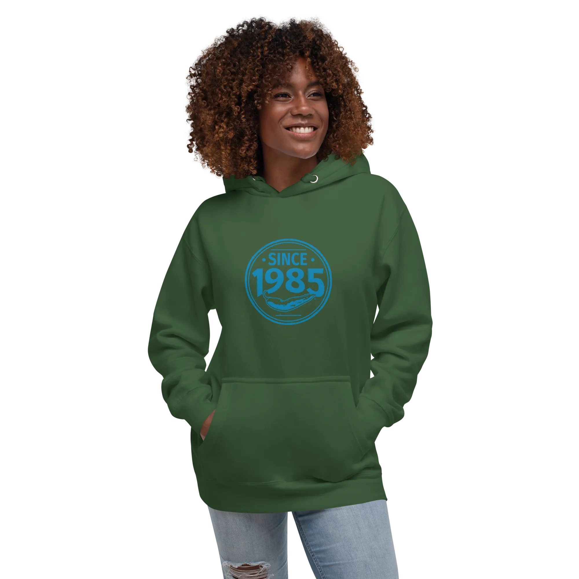 Hot Chillys 1985 Circle Logo Unisex Hoodie