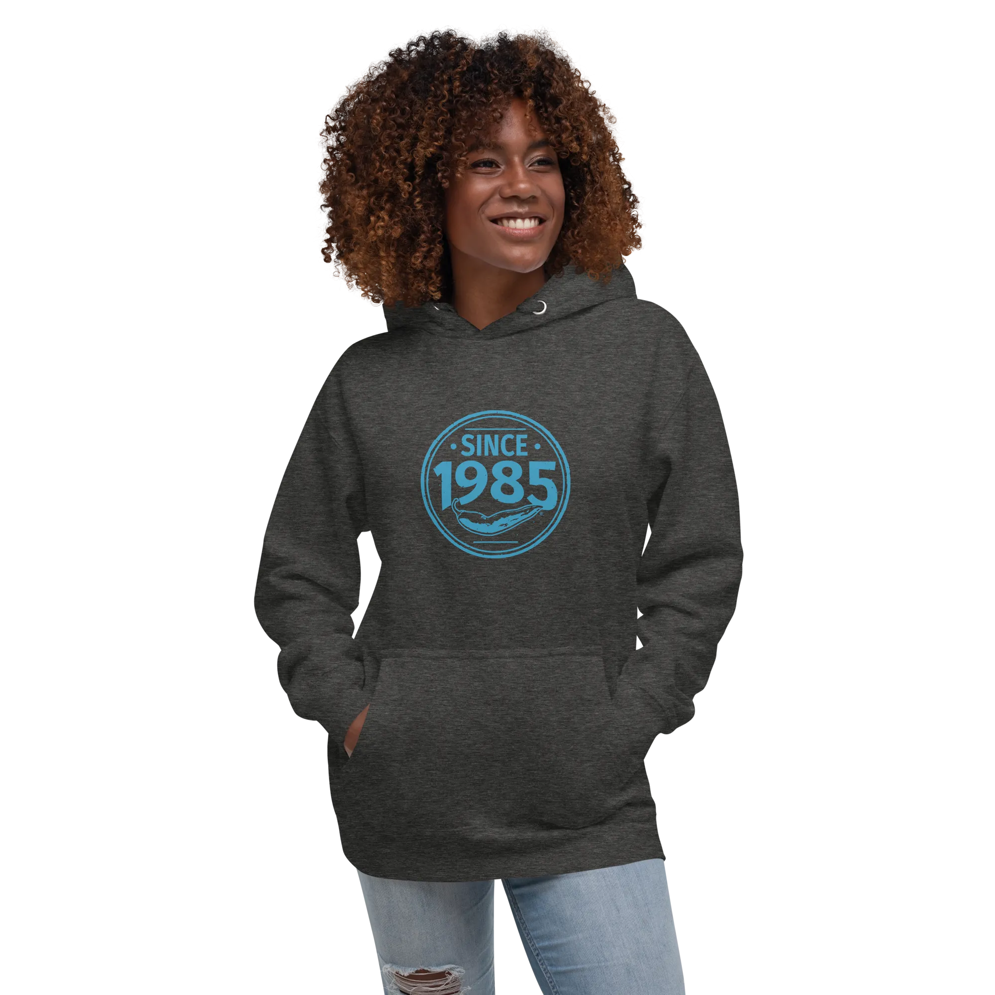 Hot Chillys 1985 Circle Logo Unisex Hoodie