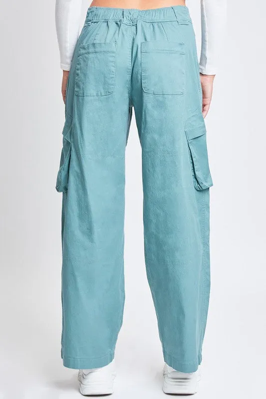 Jasmn-Jasmine Junior High-Rise Relaxed All Day Cargo Pants