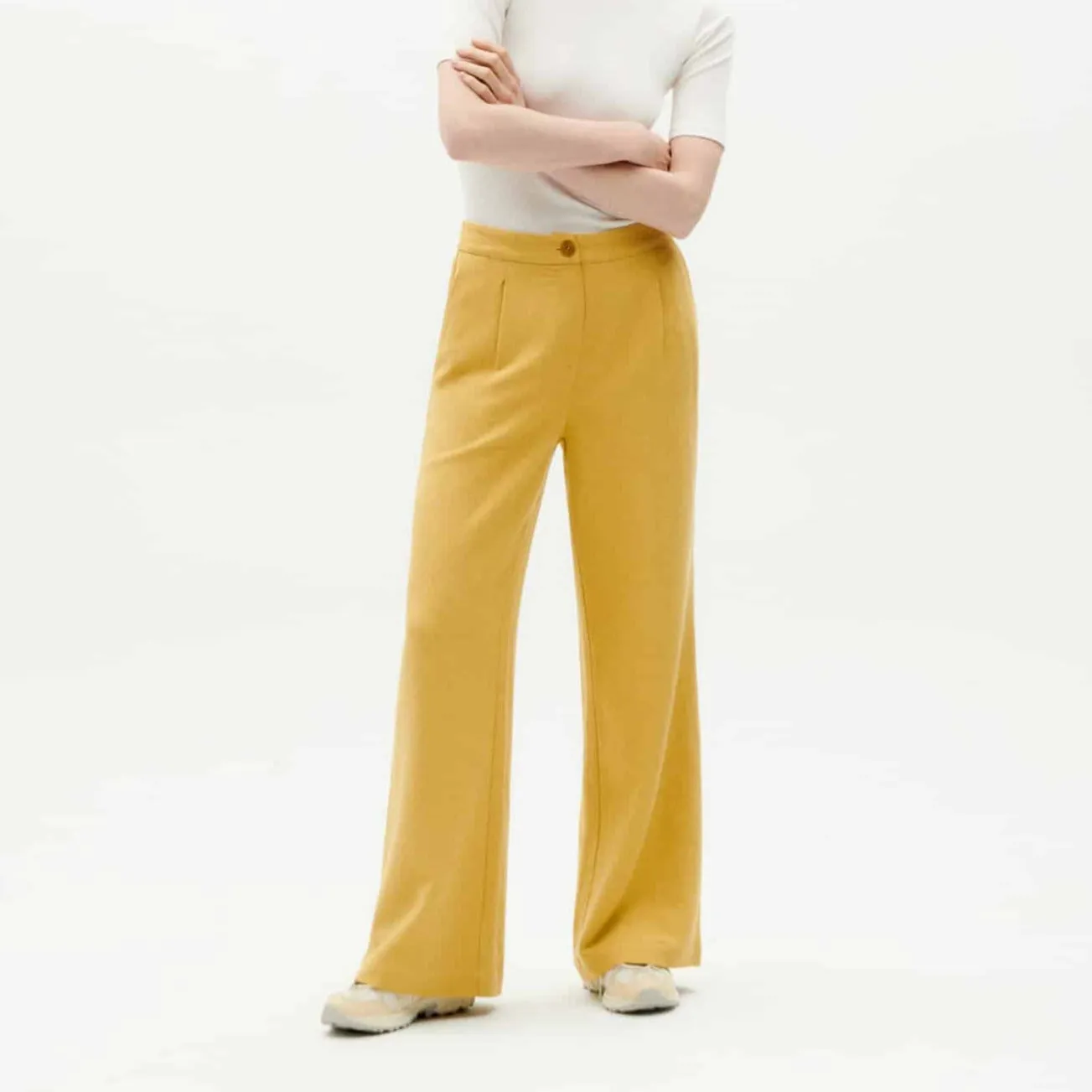 LAST ONE in 42 - Manolita Pants - Yellow