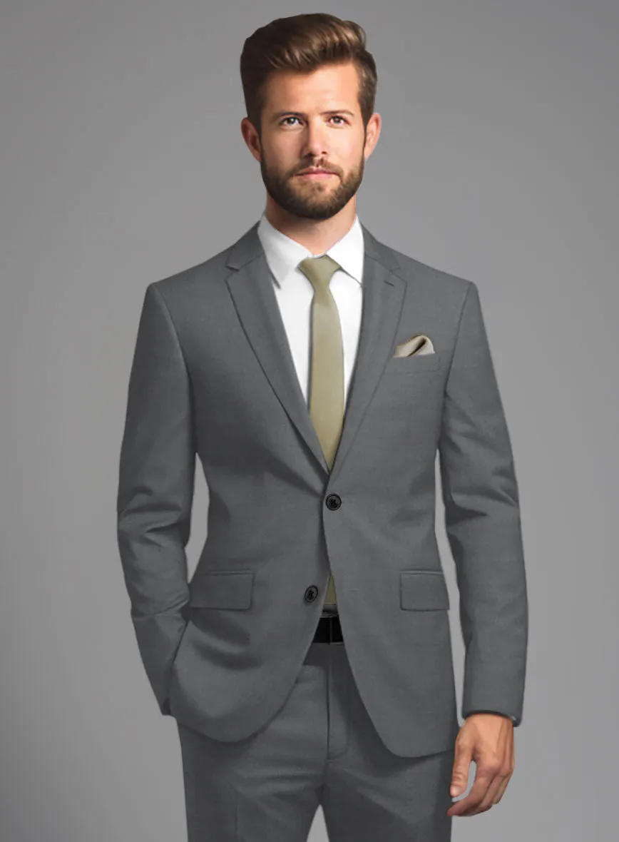 Marco Stretch Steel Gray Wool Jacket