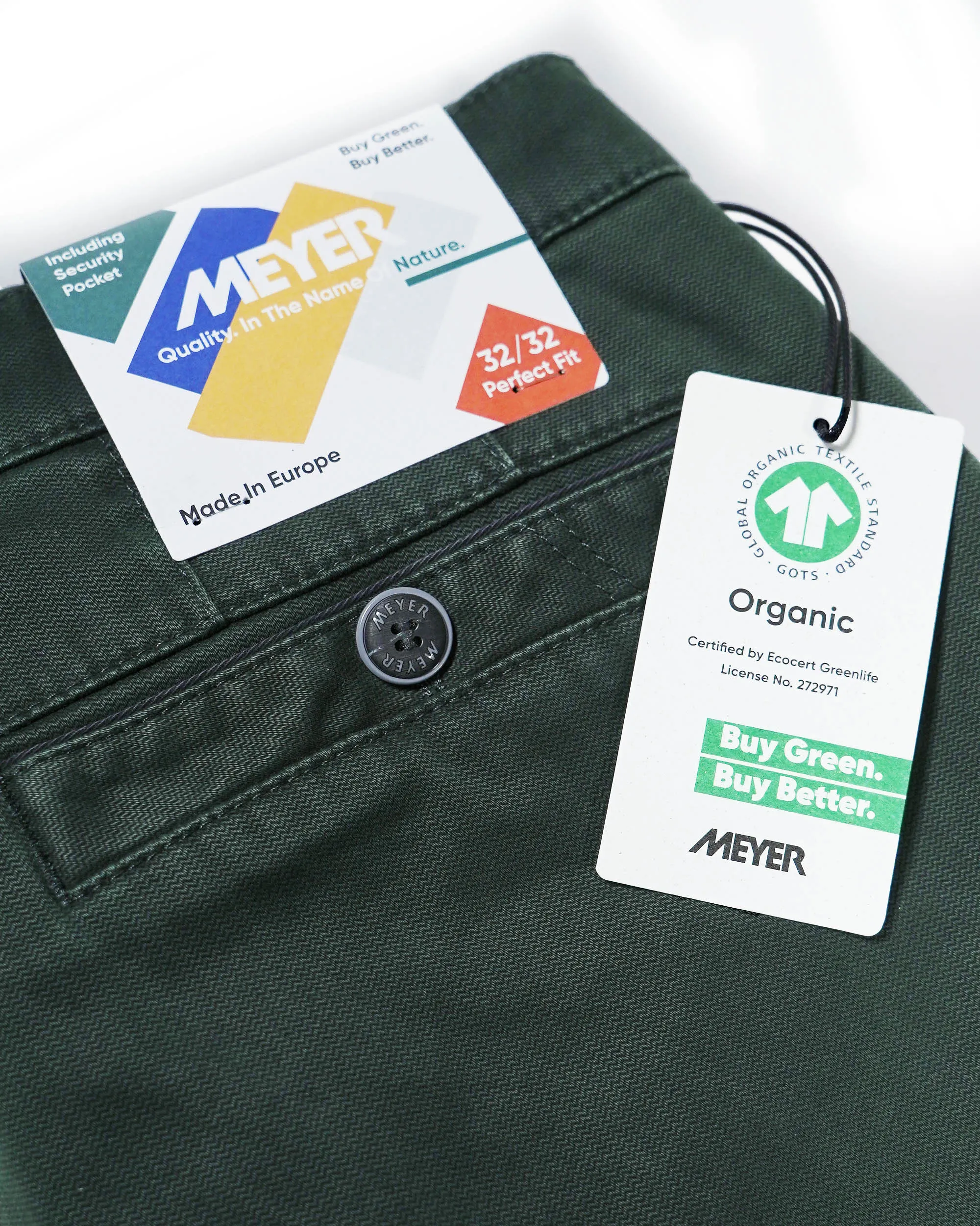 Meyer 'New York' Trousers - Green