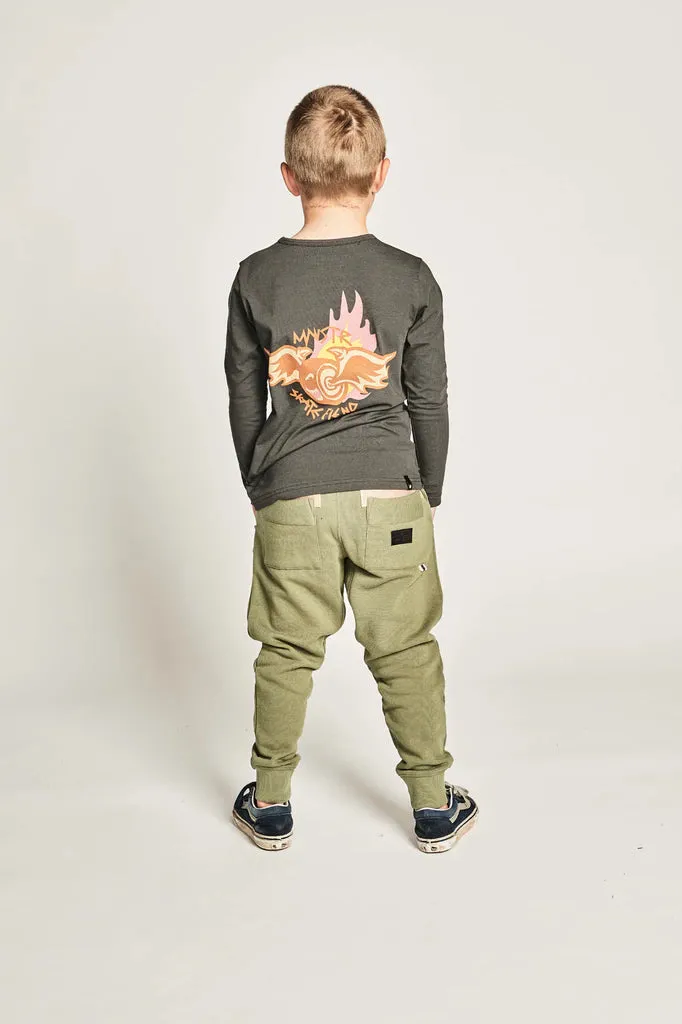 Munster Kids Mnstacruz LS Tee Soft Black