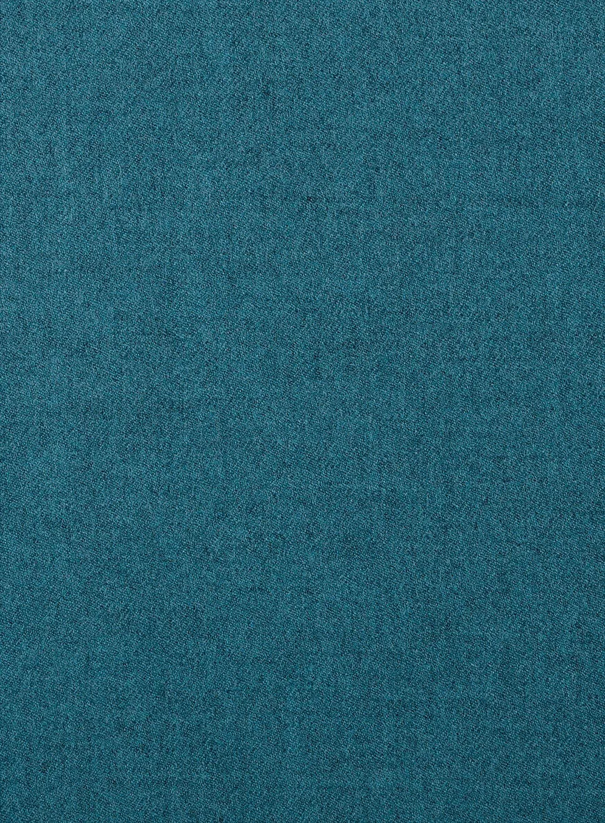 Naples Teal Blue Tweed Suit