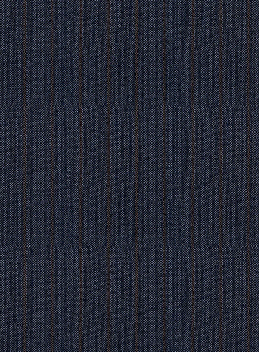 Napolean Calipso Stripe Dark Blue Wool Jacket