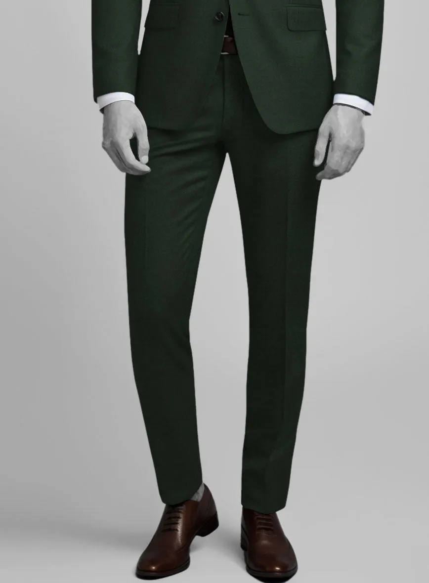 Napolean Dark Green Wool Pants