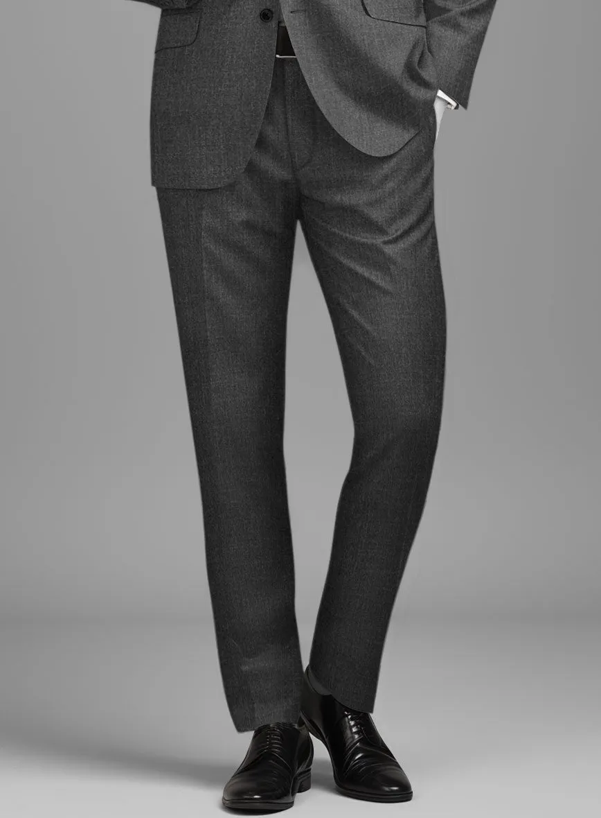 Napolean Stretch Dark Gray Wool Suit