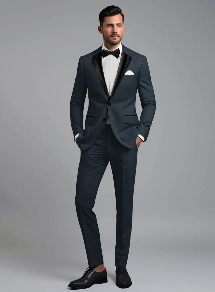 Napolean Stretch Sailor Blue Wool Tuxedo Suit