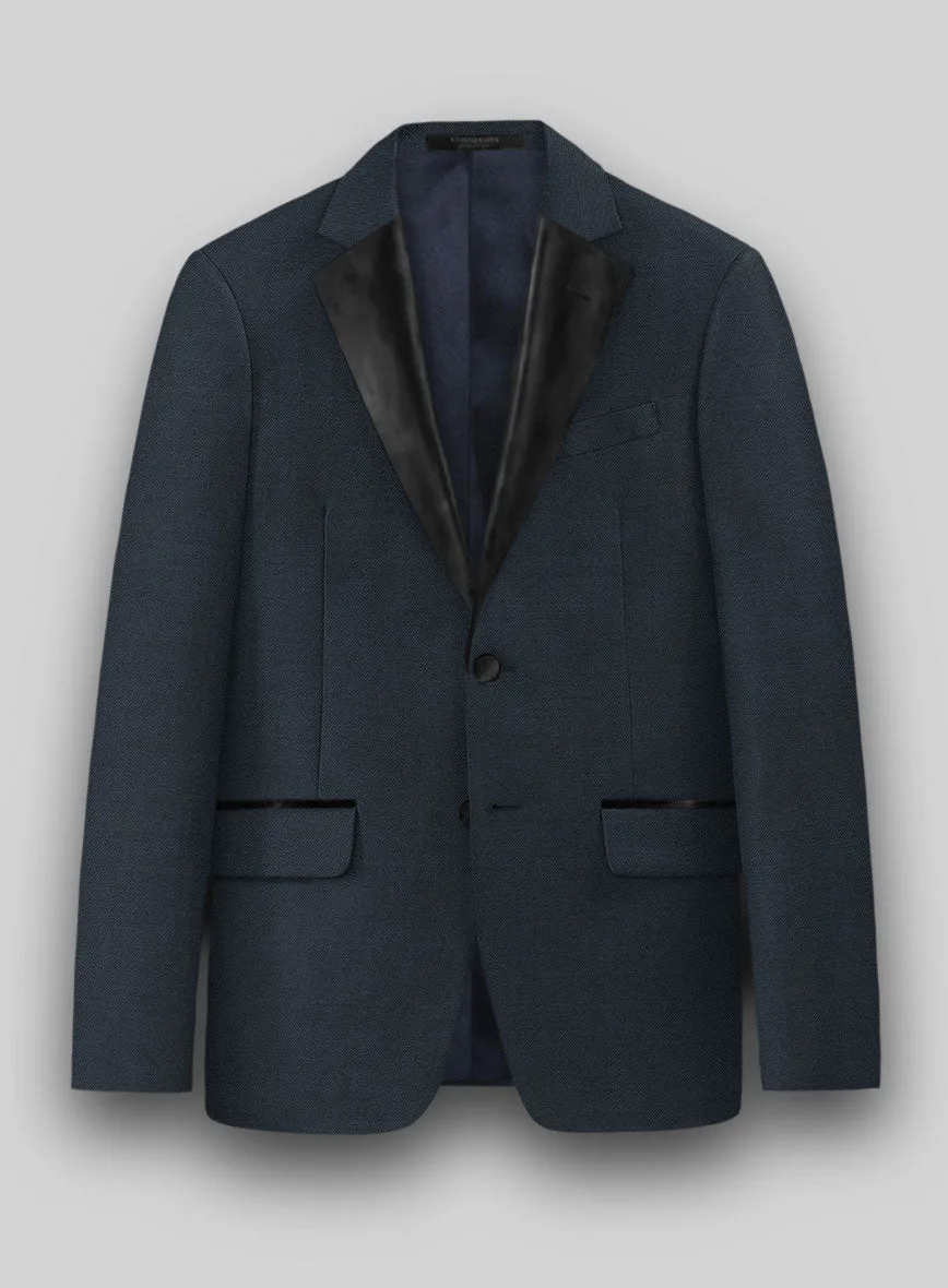 Napolean Stretch Sailor Blue Wool Tuxedo Suit