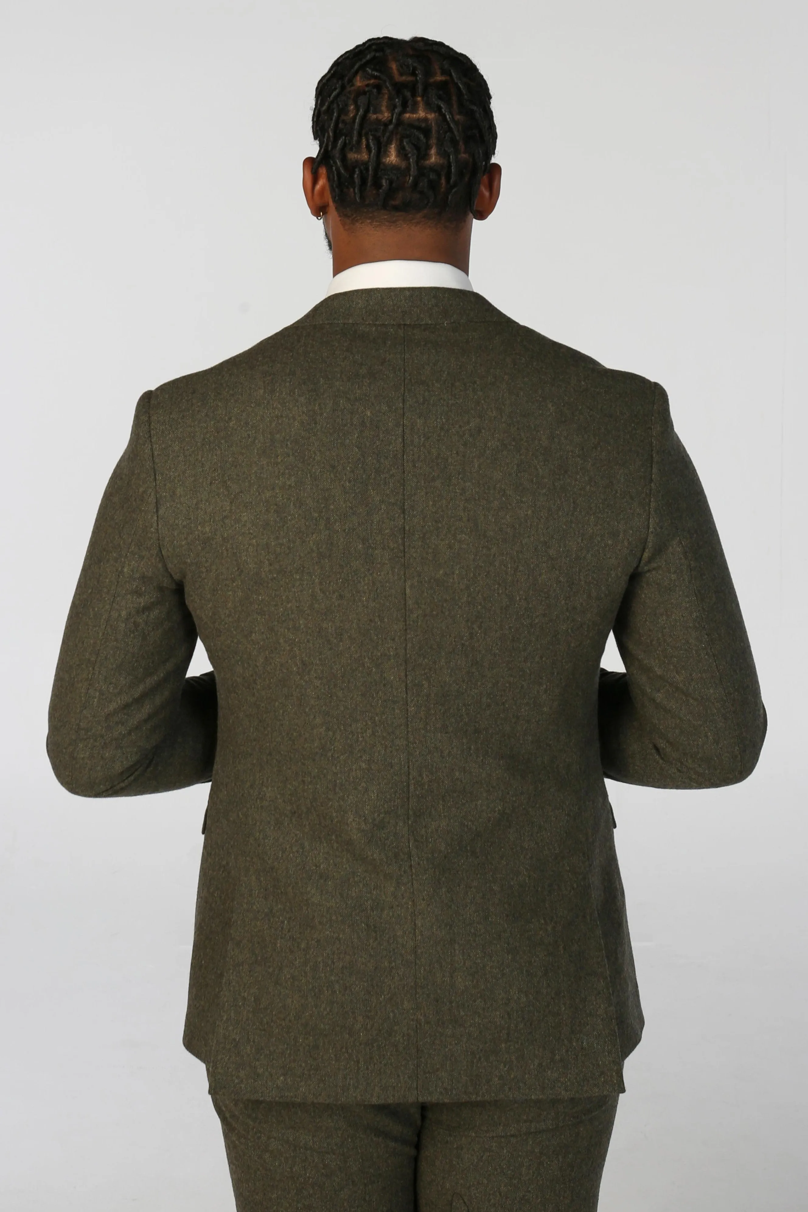 Oscar Green Tweed Three Piece Suit