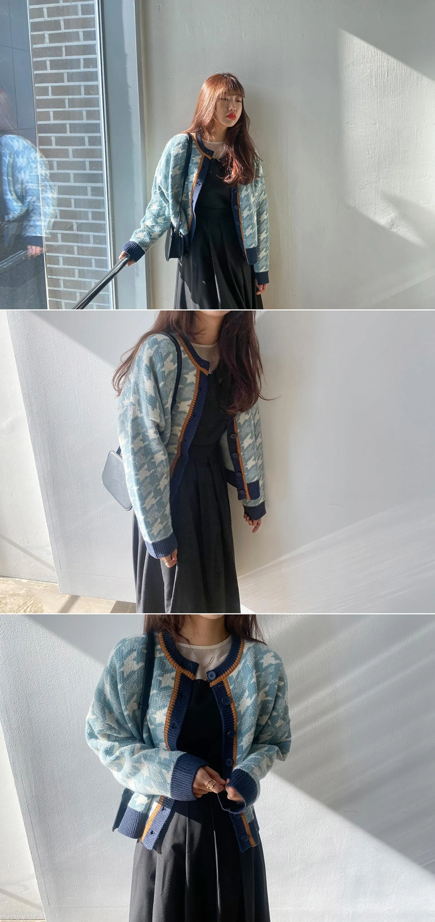 Oversize Vintage Knitted Loose Winter Sweater Cardigan