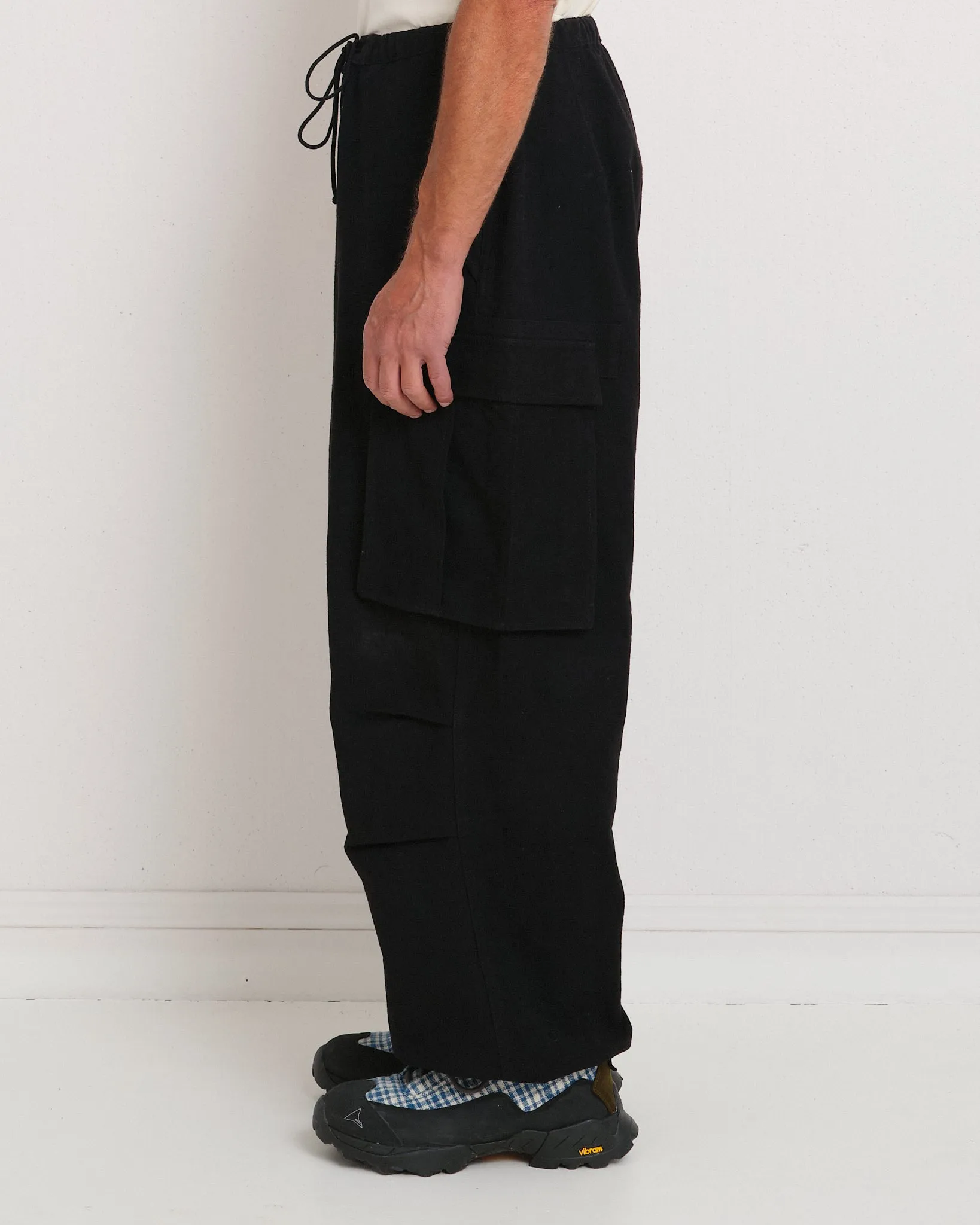 Peace Pants - Black Slub