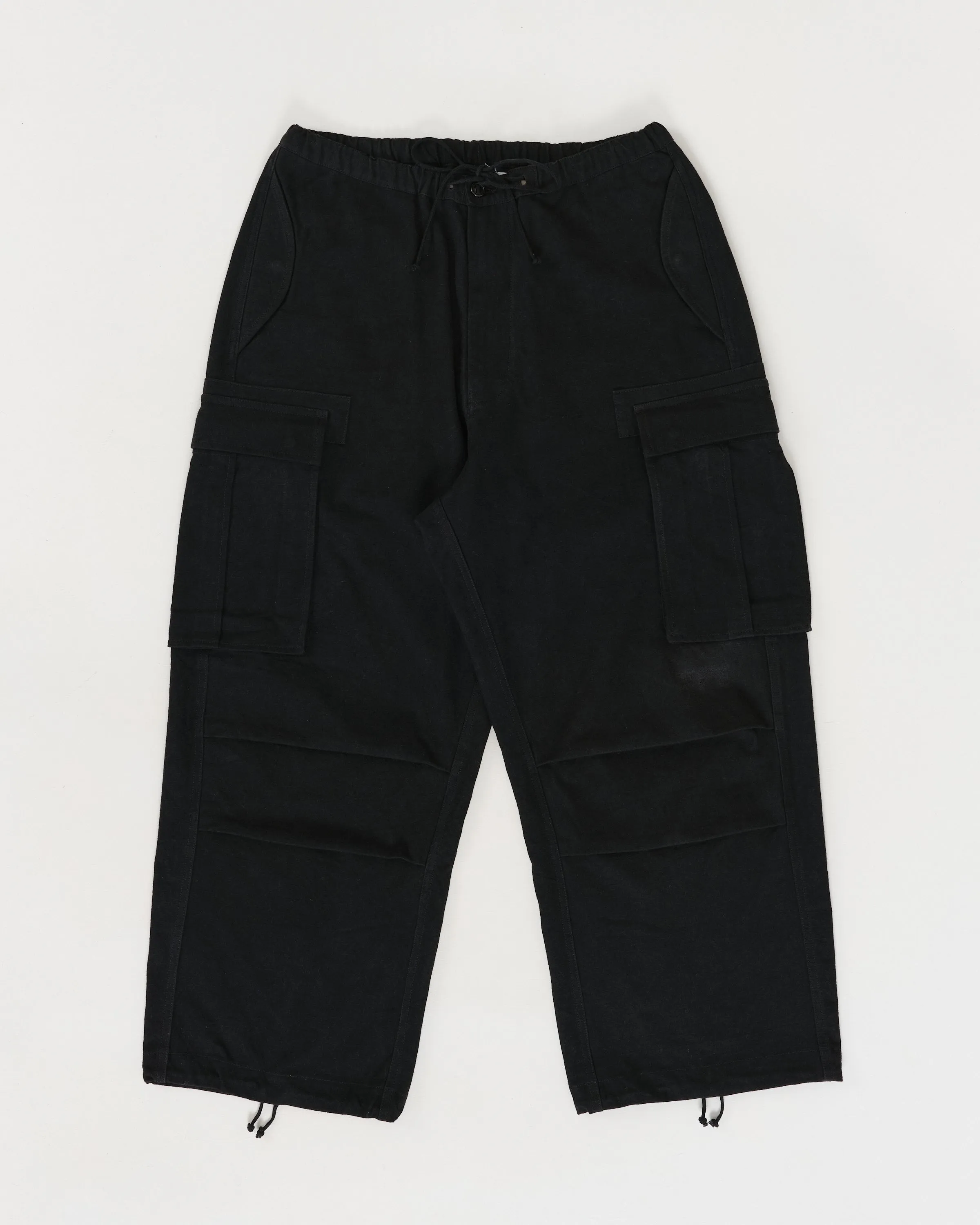 Peace Pants - Black Slub