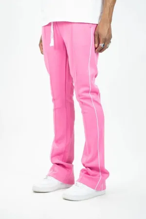 Rebel Mind - Stacked Track Pant - Pink