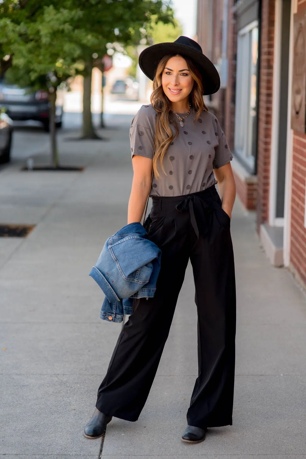 Relaxed Paper Bag Pants