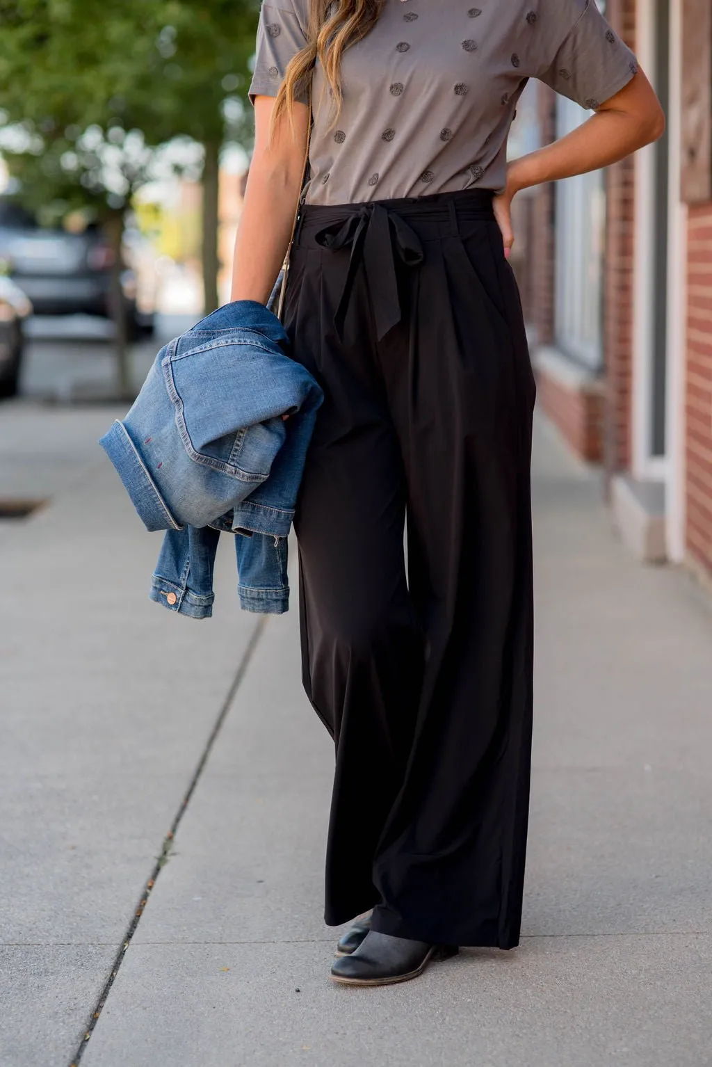 Relaxed Paper Bag Pants