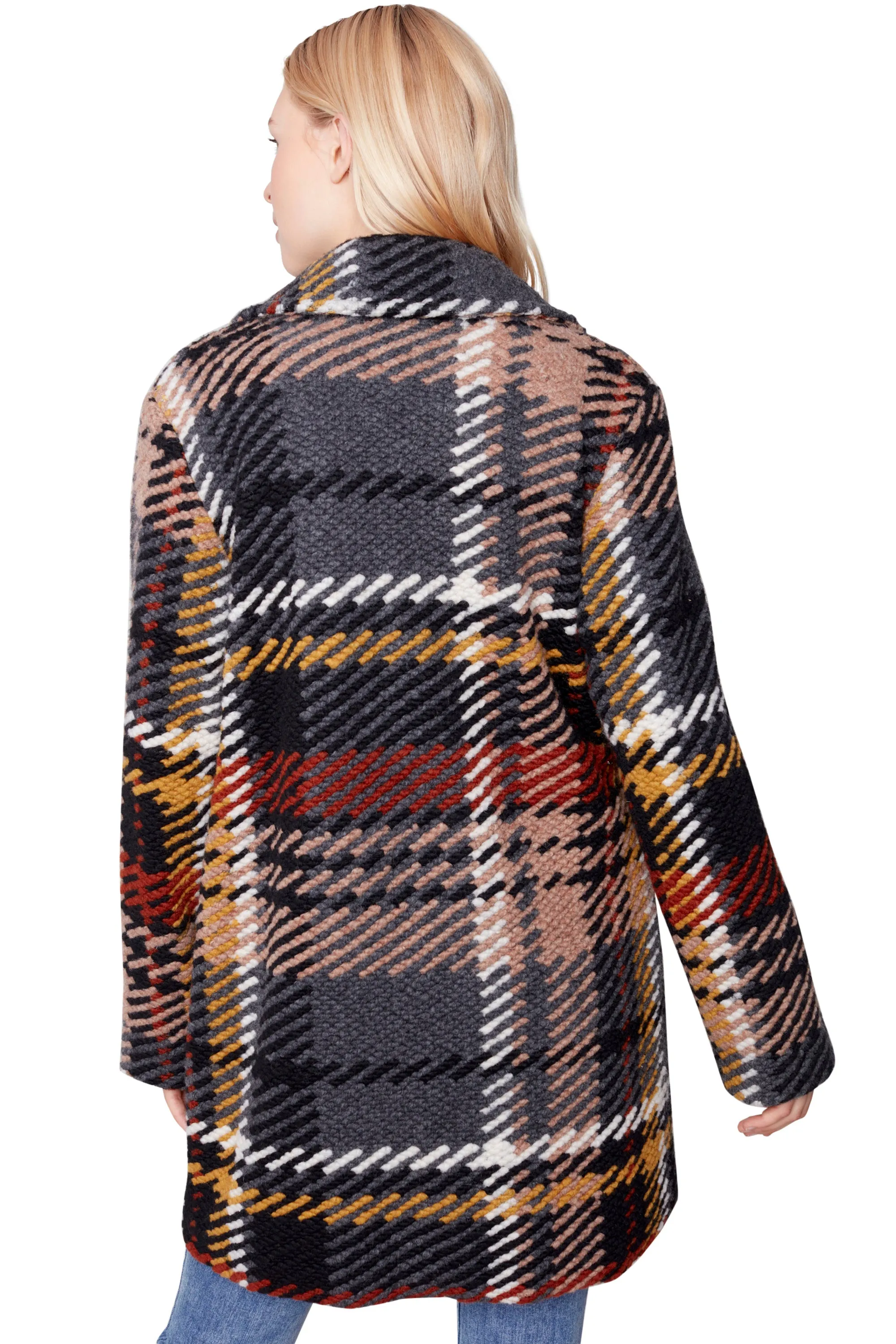 Retro Plaid Coat