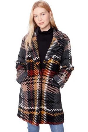 Retro Plaid Coat