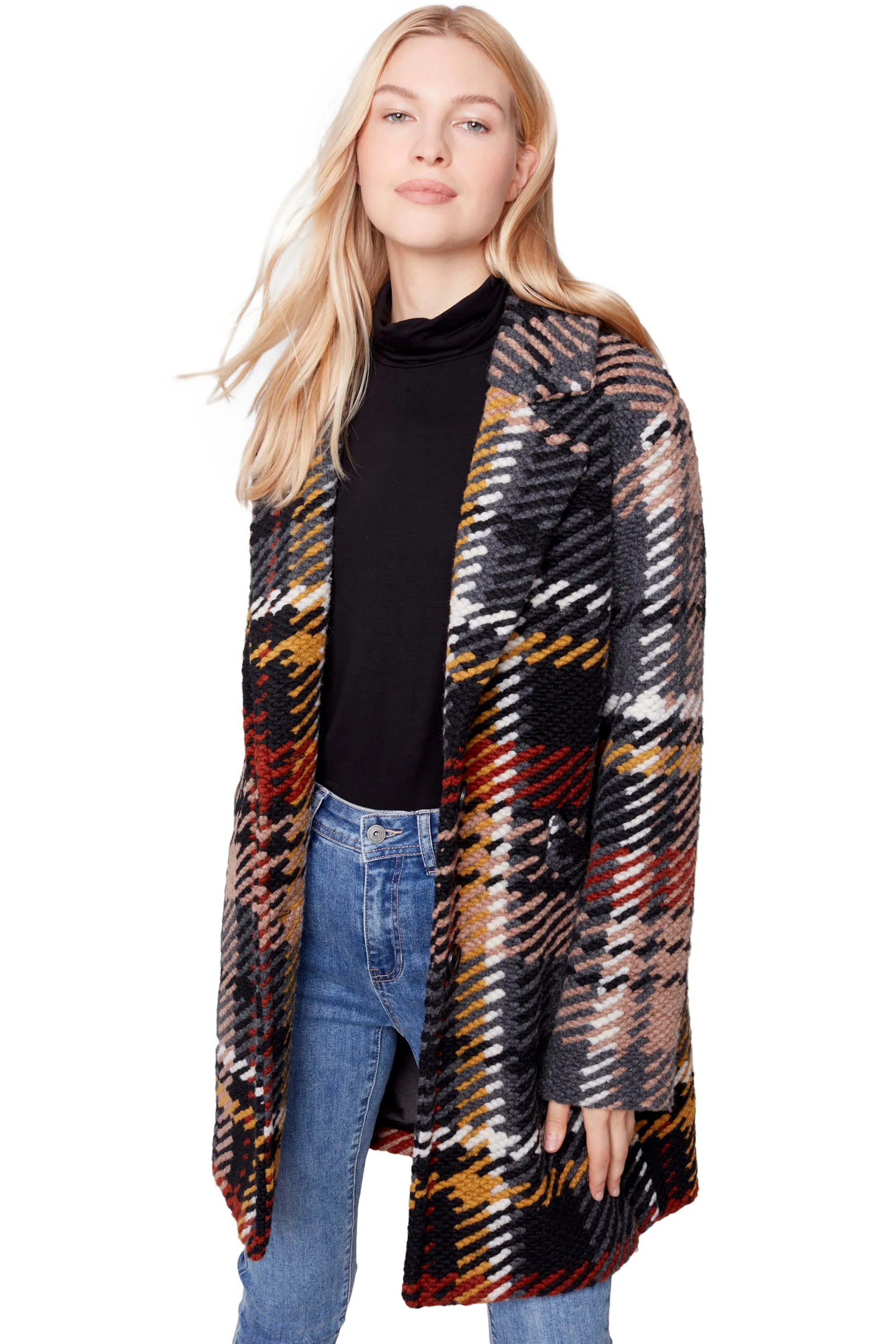 Retro Plaid Coat