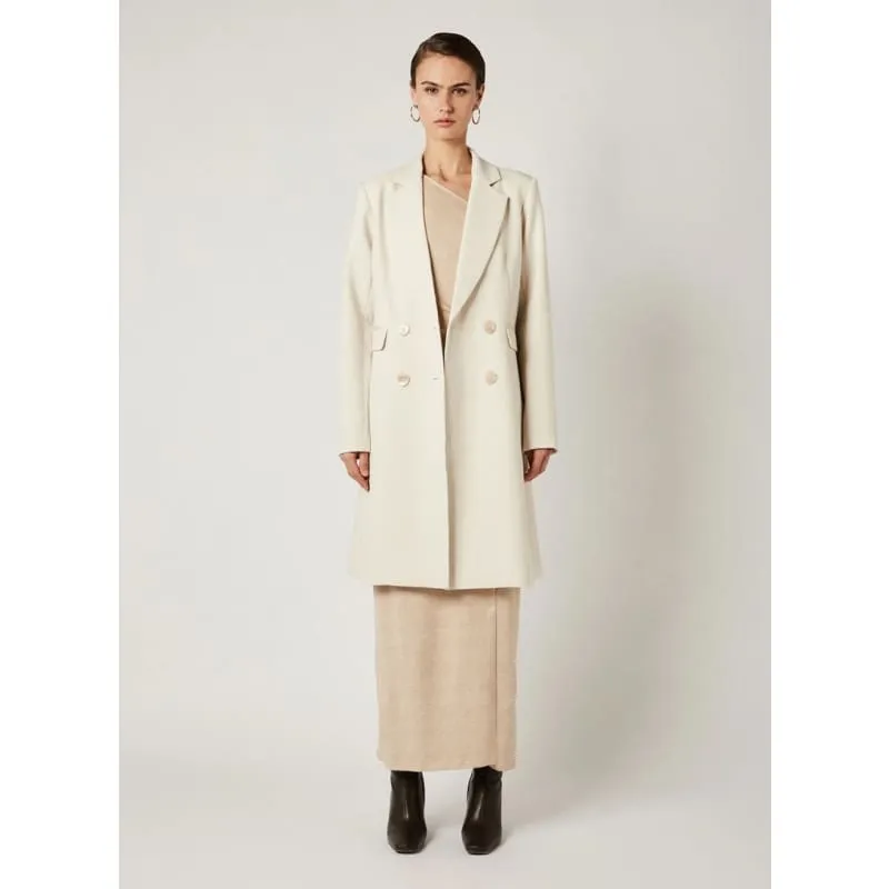 Signature  Longline Jacket | Cream