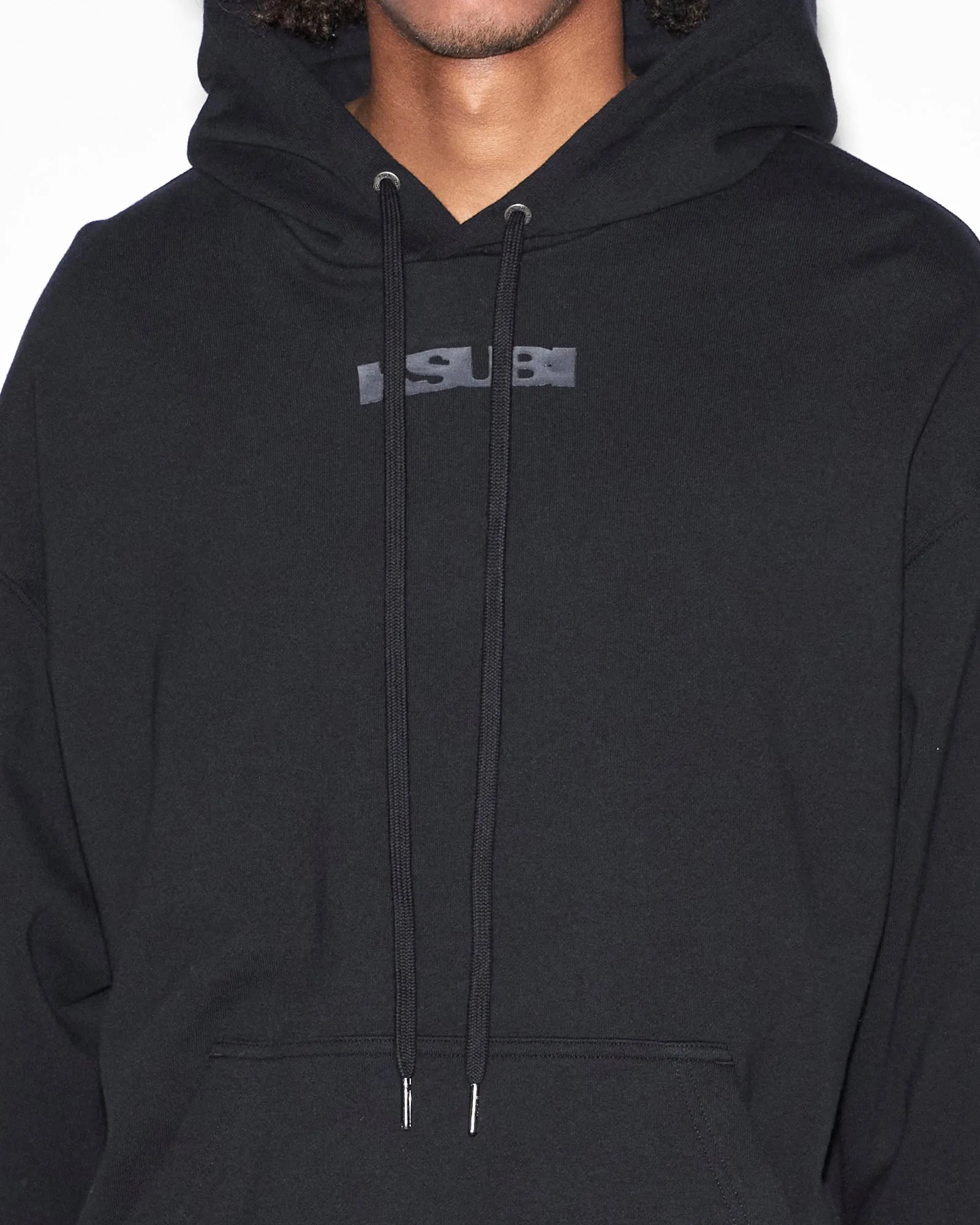 STEALTH BIGGIE HOODIE JET BLACK